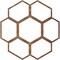 Ekena Millwork Florin Wood Fretwork Pierced Ceiling Medallion, Walnut, 22"OD x 9 3/8"ID x 1/4"T CMWP22X22X0250FOWA - alternate 3
